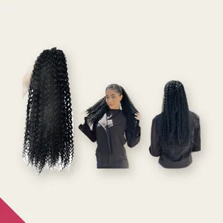 Aplique Rabo De Cavalo Cacheado 70cm/200gG VOLUME e Cheio…