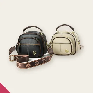 Bolsa de Ombro Multicamadas Feminina