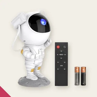 Projetor Galáxia Astronauta com Controle Remoto, 7 Efeitos de…