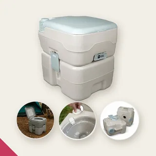 Banheiro Químico Ecocamp 20L Vaso Sanitário Camping Portátil…