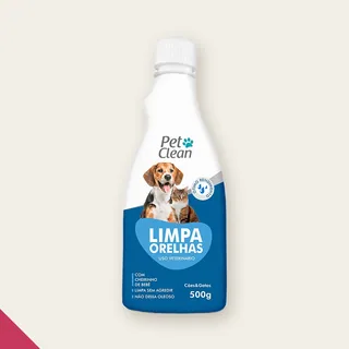 Limpador De Orelha Limpa Ouvido Cachorro Gato Pet Clean 500g