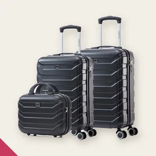 Kit 3 Unidades Mala Bordo Viagem Com Frasqueira Padrão ANAC…