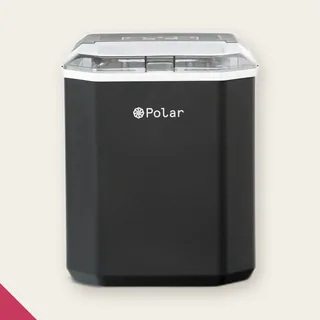 Máquina de Gelo Turbo Polar - Ice Maker Preto 12kg Dia