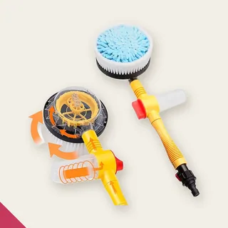 Escova de Lavagem Rotativa com Dispenser de Sabão e Cabo…