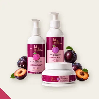 Kit Corporal Ameixa Negra Ta Linda Hidratante 240ml + Sabonete…