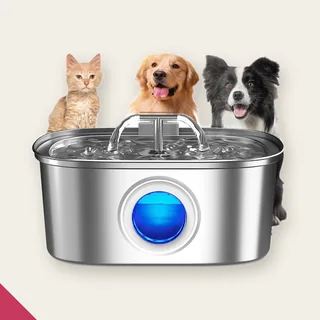 Newpet Bebedouro Gato Fonte Água Inox com Filtro Automático…